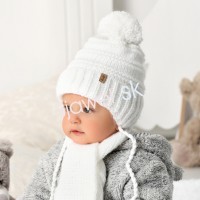 Detské čiapky zimné - chlapčenské so šálikom - model - 1/844